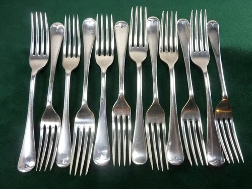Vintage epns silver plated - 12,