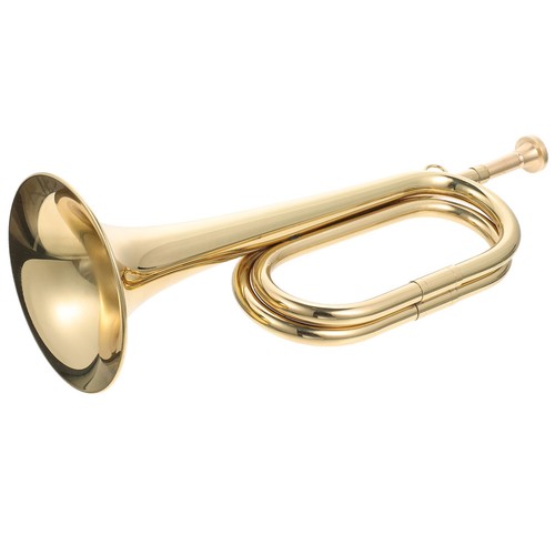 Bugle that plays - , playing
