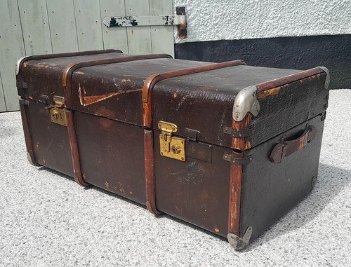 Antique wood bound banded - bound,