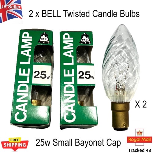 Clear twisted candle lamps 2 - candle,