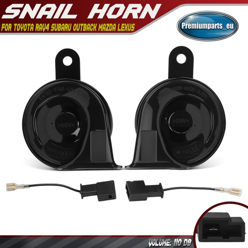 12v 110db snail horn - 2x, for