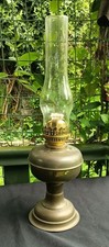 Vintage brass oil lamp with - oil,