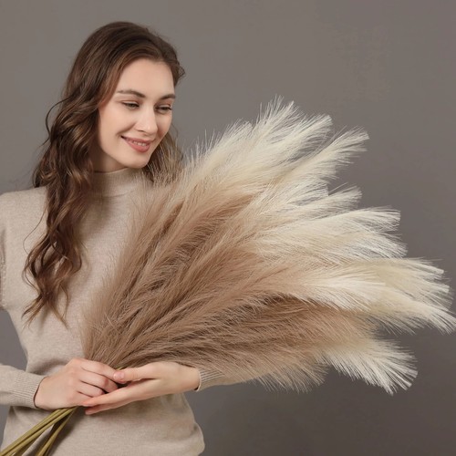 Black faux pampas grass - faux,