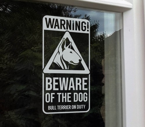 Warning beware the - beware, dog