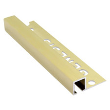 Genesis Brushed Brass Tile