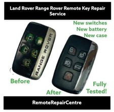 Car key repair service for Jaguar XF XJ XE 5 buttons case cover fob battery
