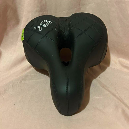 Black comfort bike - black, saddle