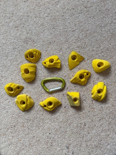 Rock climbing holds - with, bolts