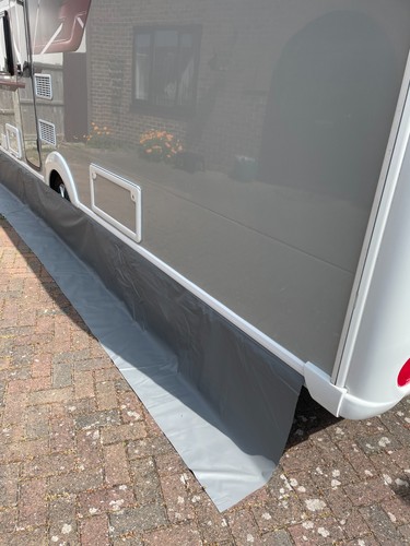 Caravan awning draught skirt - caravan,