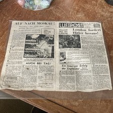 WW2 Luftpost Leaflet Distributed 1941 Allied Propaganda 