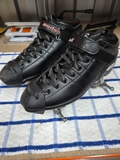 Riedell R3 Black Quad Roller Skates Roller Derby Size US10 UK9 USED
