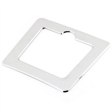 1x Chrome Iron Front Fuel Door