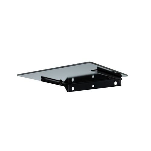 Single glass shelf under - single, tv