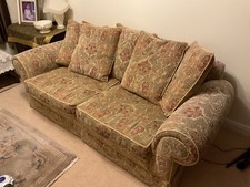 3 seater settee in moquette. 