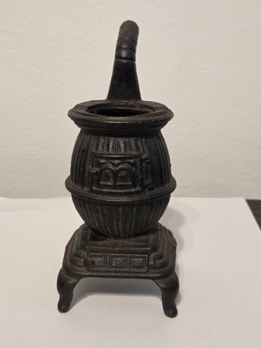 Vintage small pot belly stove - vintage,