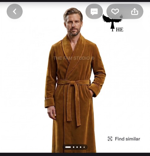 Men velour dressing - men’s,