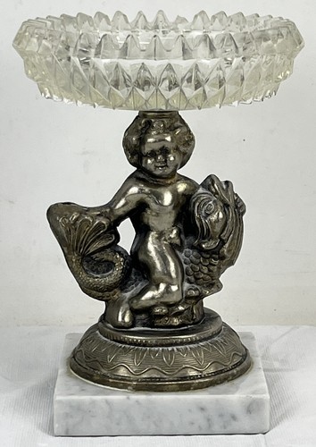 Vintage french dolphin - french, cherub