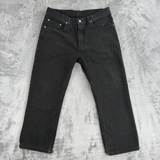 Levi’s 752 Jeans Men’s W36 L27 Black Denim Regular Straight Fit