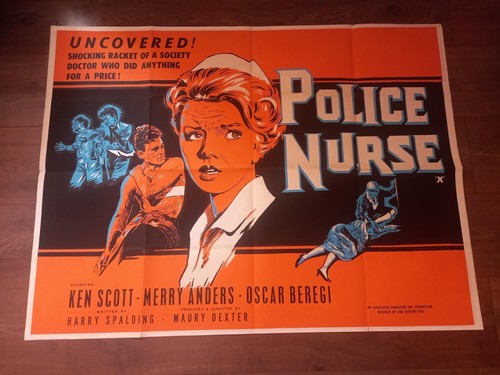 Police nurse 1963 british quad - police,