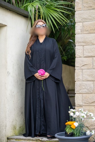 Sultea umbrella abaya black - sultea,