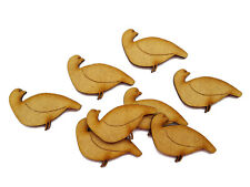 WOODEN MDF SHAPE PIGEON BIRD