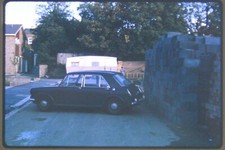 35mm Slide Transparency Retro Colour Color Old Car Caravan Motoring Int 1970