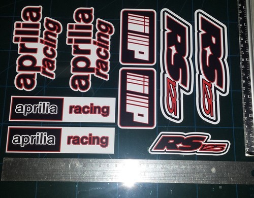 Aprilia rs125 decals stickers - aprilia,