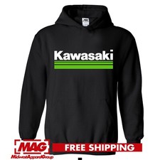 KAWASAKI LOGO BLACK HOODIE