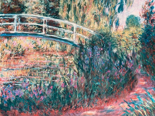 Monet_Japanese_Bridge_&_Lilies
