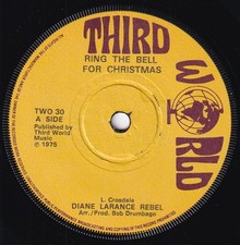 70s Reggae DIANE LARANCE REBEL ring the bell christmas 1975 UK 7" Vinyl 45 Mint