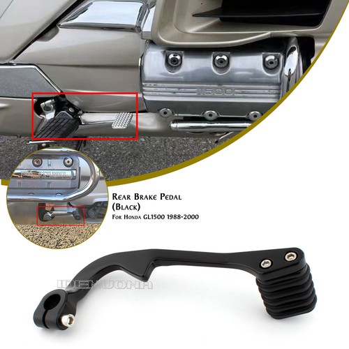 Black rear brake pedal for - black,