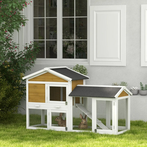 Rabbit hutch run outdoor - hutch,