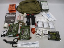 MILITARY FIRST AID TRAUMA KIT CLS BAG COMBAT MEDICAL TOURNIQUETS BANDAGES SUPPLY