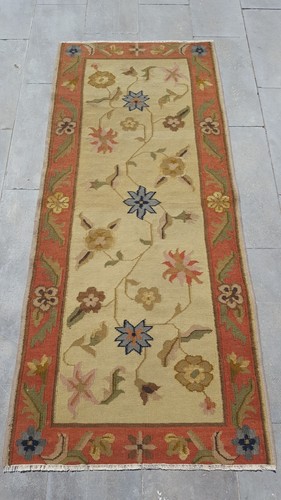 Antique long scandinavian rug - long,