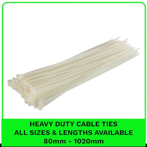 White cable ties - cable,