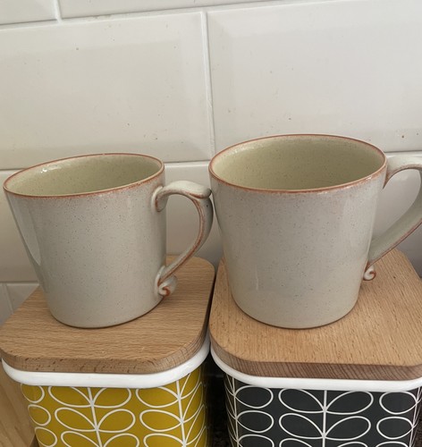 Denby heritage beige mugs - beige,
