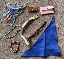Vintage 1980s Sindy Haberdashery Part Set #44381 Plus Necklaces and Coat Hangers