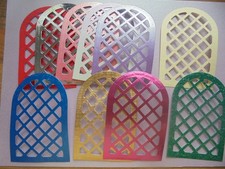 10 X  ASSORTED CARD  DIE CUT