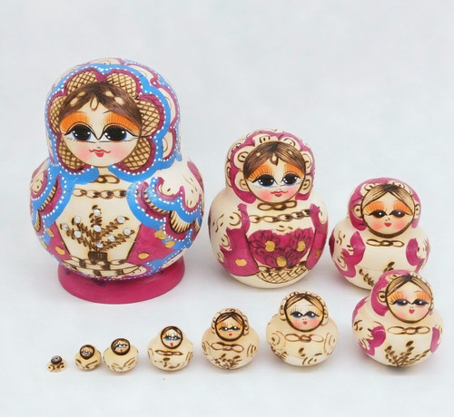 Pieces stacking nesting - 10,