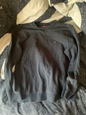 Supreme Black Small Box Logo Sweatshirt. Medium