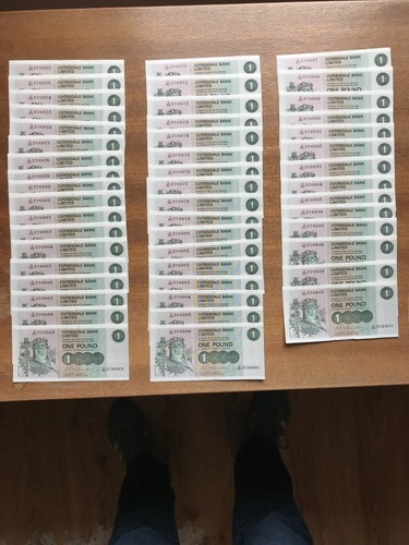 Consecutive clydesdale bank - 49,