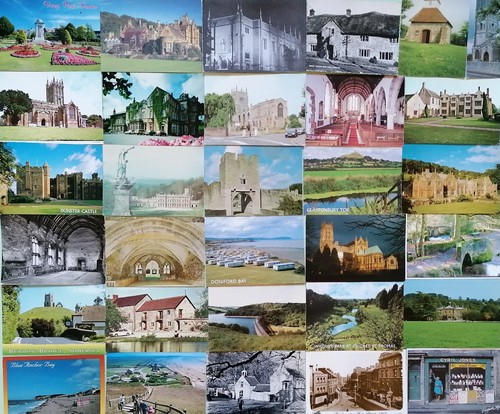 Topographical postcards - topographical,
