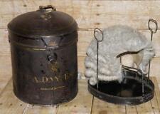 Early Victorian T.F.A.Day Esq Barristers Wig & Toleware Tin Case - J.K Metherell