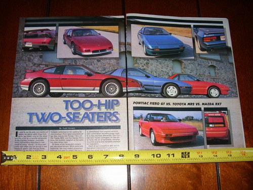 1987 pontiac fiero - pontiac, gt