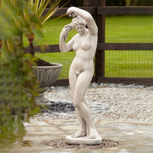 Nude girl design stone garden - girl,