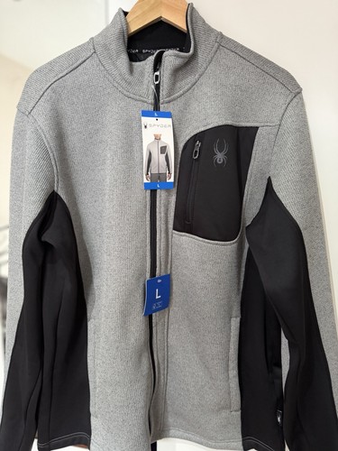 Spyder men large full zip - large,
