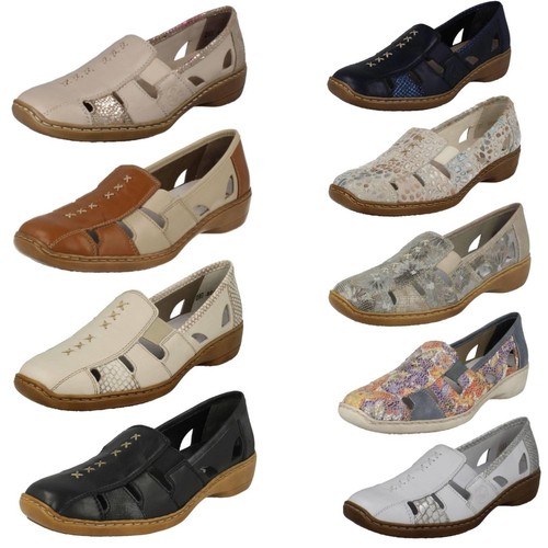 Ladies rieker slip shoes - ladies,