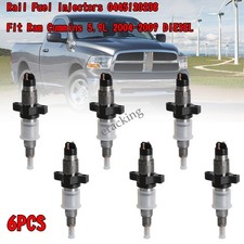 6pcs Rail Fuel Injectors