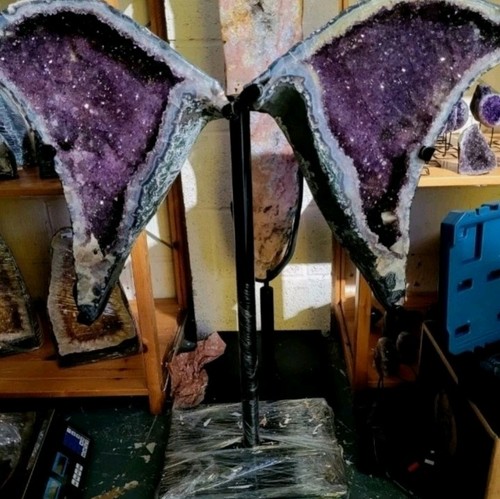 Statement piece amethyst geode - statement,