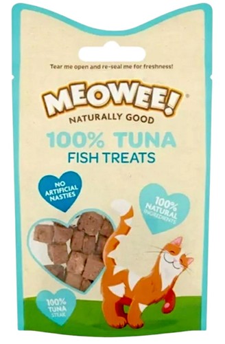 Meowee cat treats 100 tuna - 100%,